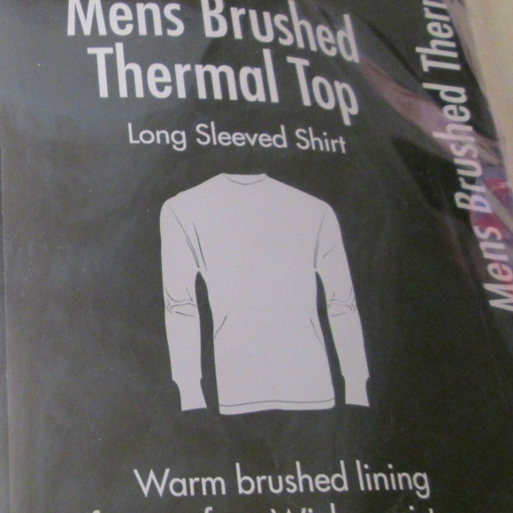 Top thermal mens new size M chest 40-42" black polyester Arctic Trail Trading Co - Picture 1 of 1